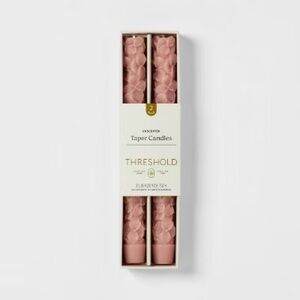 Threshold Floral Shaped Taper Candle Set